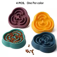 FurPopz Slow Feed Dog Bowl