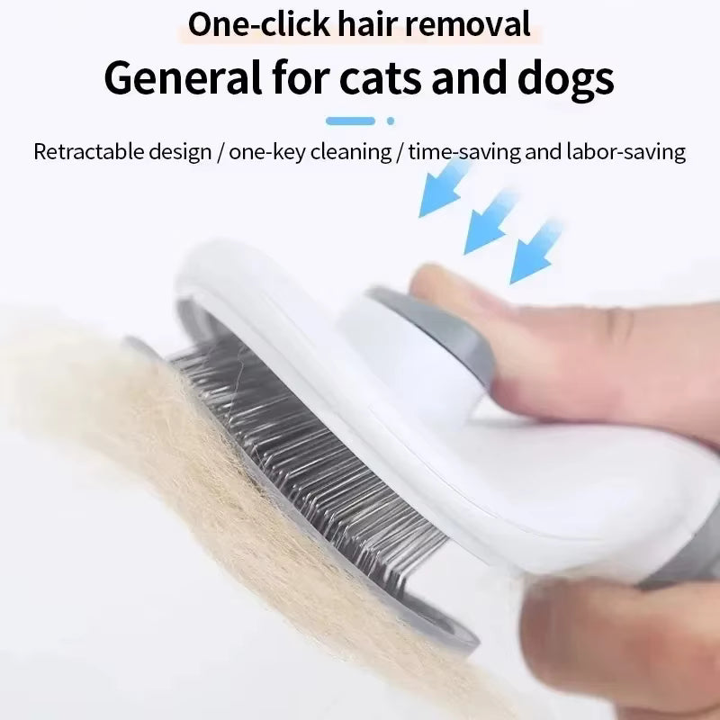 FurPopz Self-Cleaning Slicker Brush