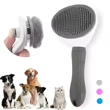 FurPopz Self-Cleaning Slicker Brush