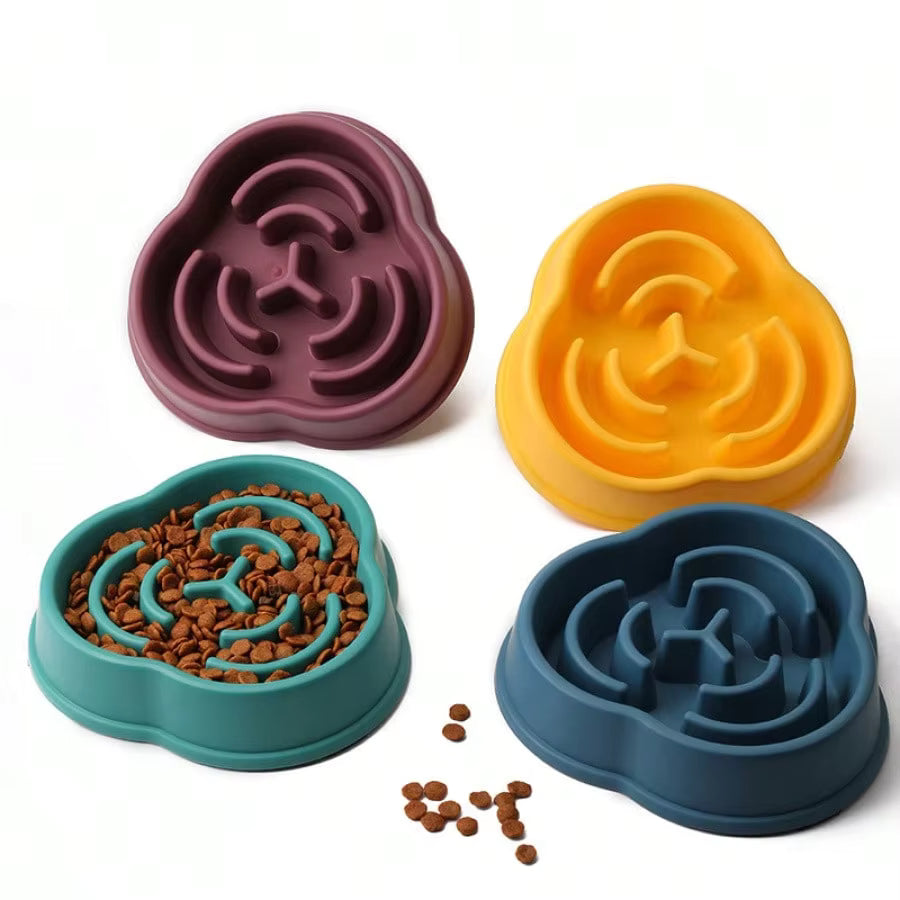 FurPopz Slow Feed Dog Bowl
