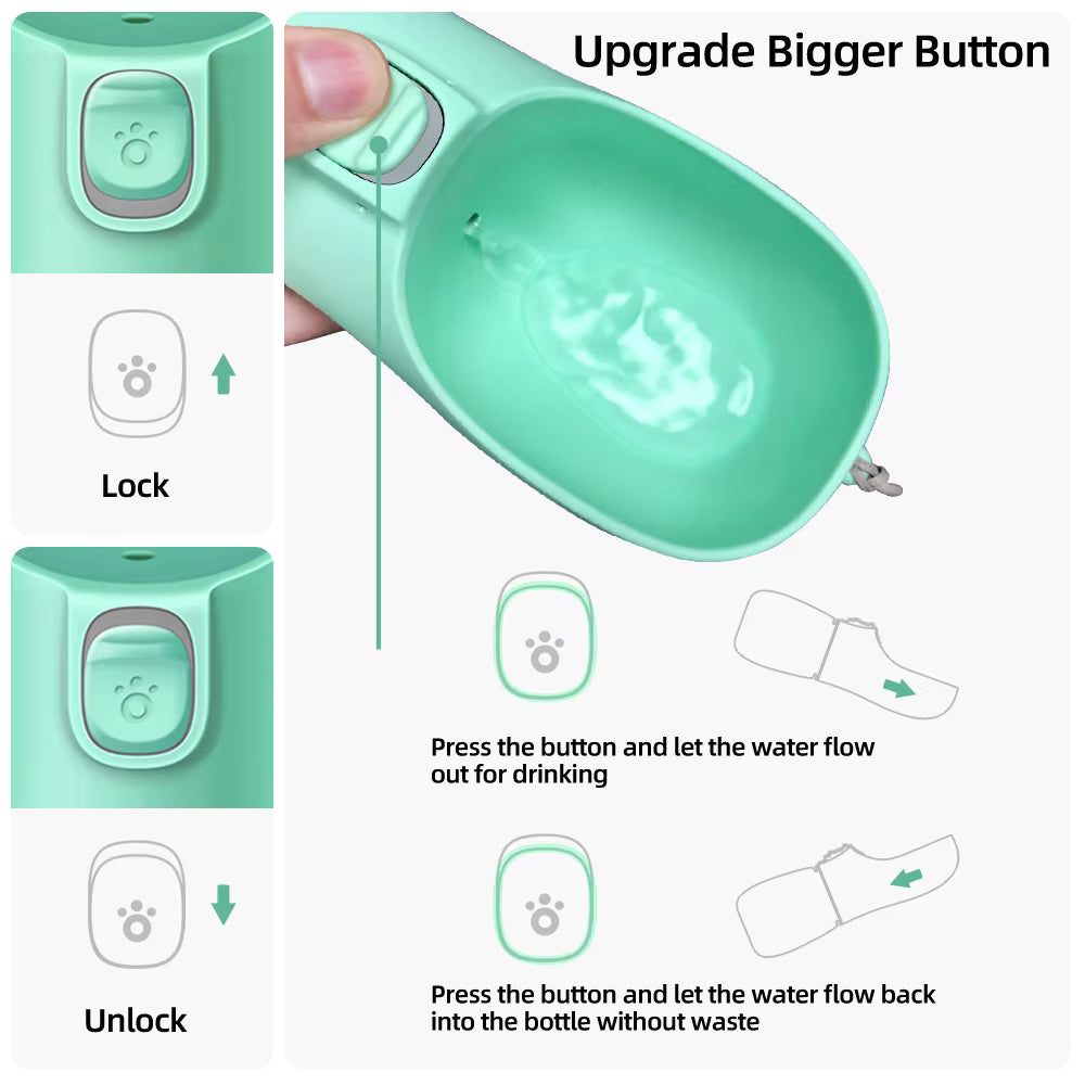 FurPopz Portable Pet Water Bottle